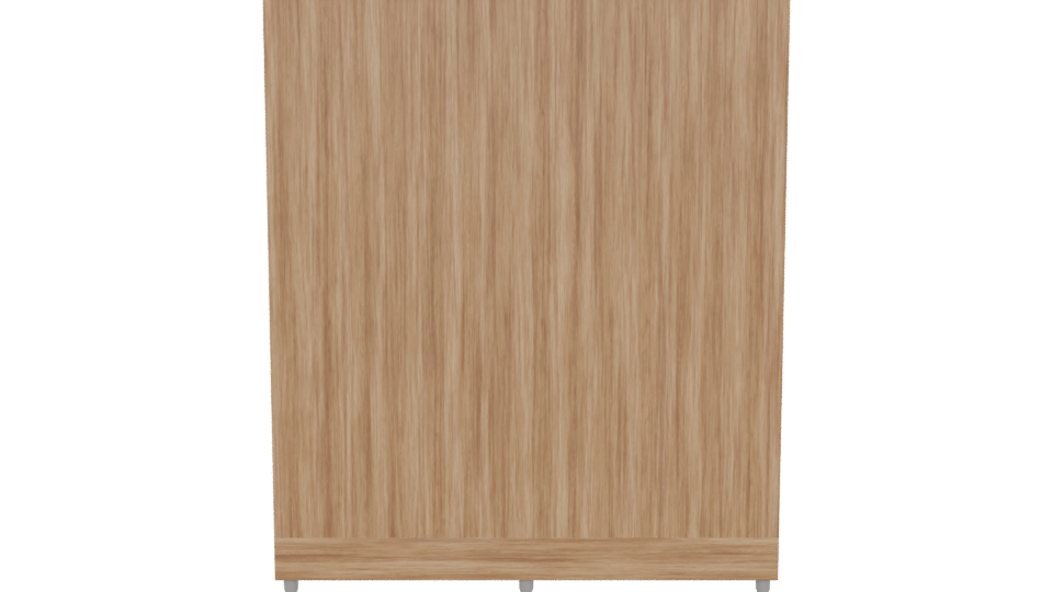 Stylish Wooden Storage Cabinet 3D - Professional 3D Model Render 5