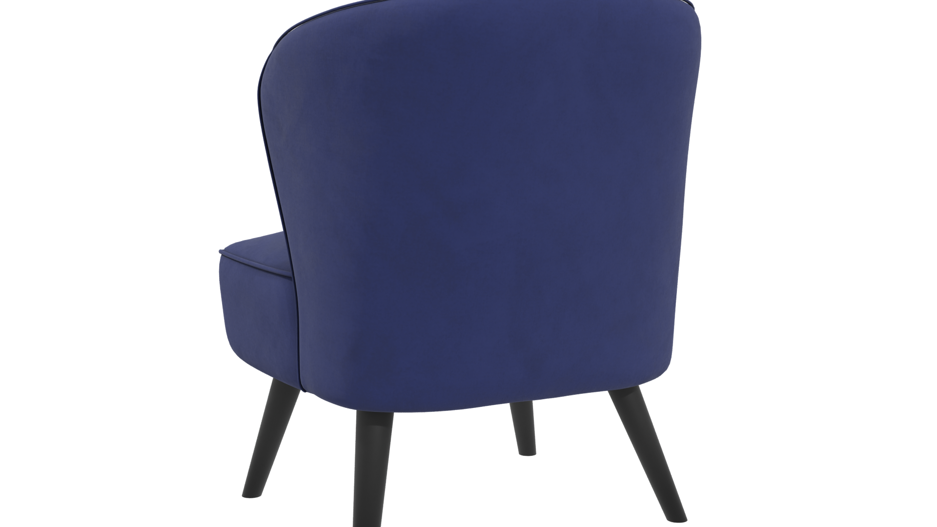 Stylish Modern Fabric Accent Chair 3D Model - Professional 3D Model Render 4