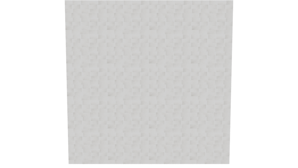 White Wall Tile 34x50 cm 3D - Professional 3D Model Render 11