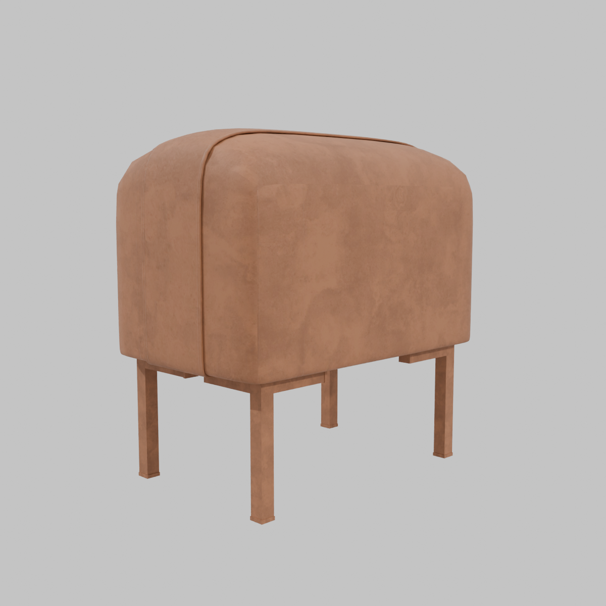 Pouf 45x30x45 cm negro