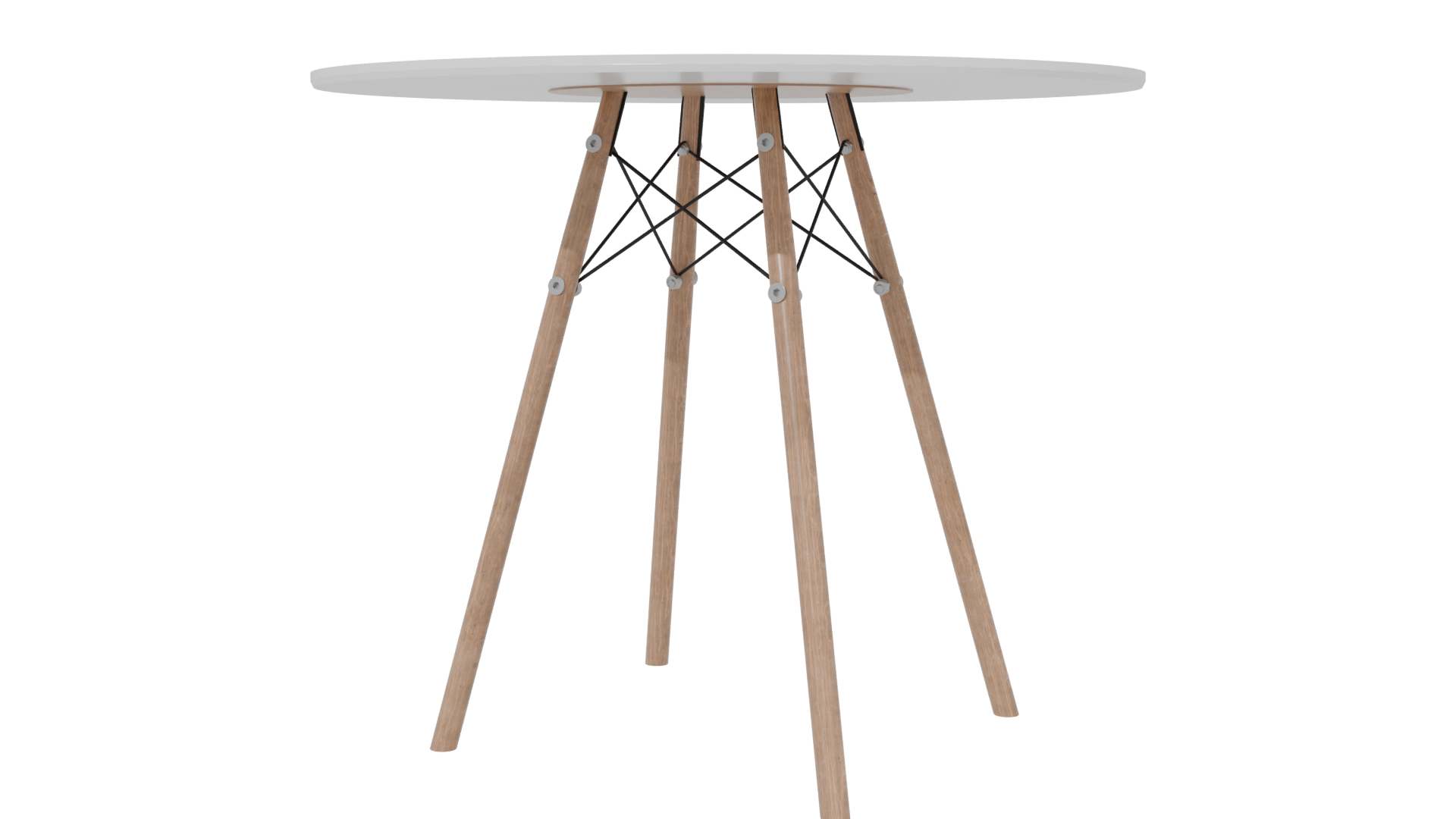 Minimalist Round Table 3D Model - Professional 3D Model Render 6