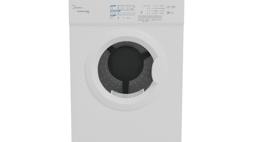 Front-Loading Washing Machine Model - Professional 3D Model Render 11