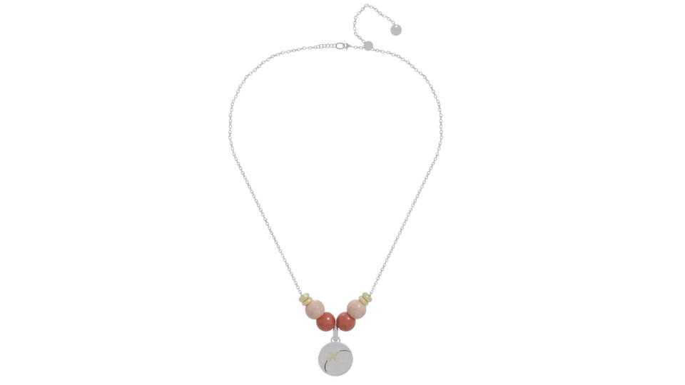 Stylish Beaded Necklace 3D Model - Professional 3D Model Render 11