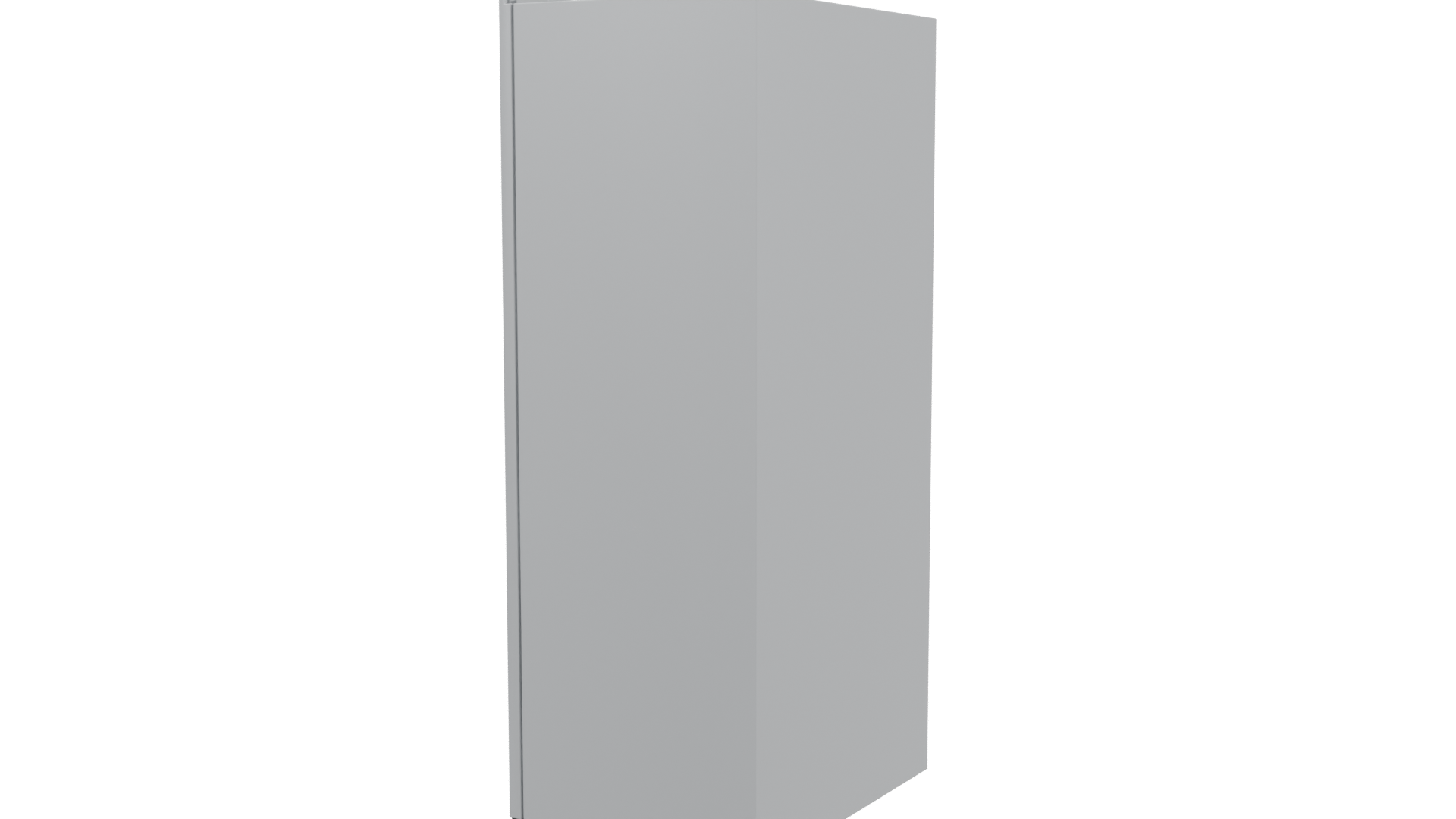 Stylish Double Door Refrigerator 3D - Professional 3D Model Render 3