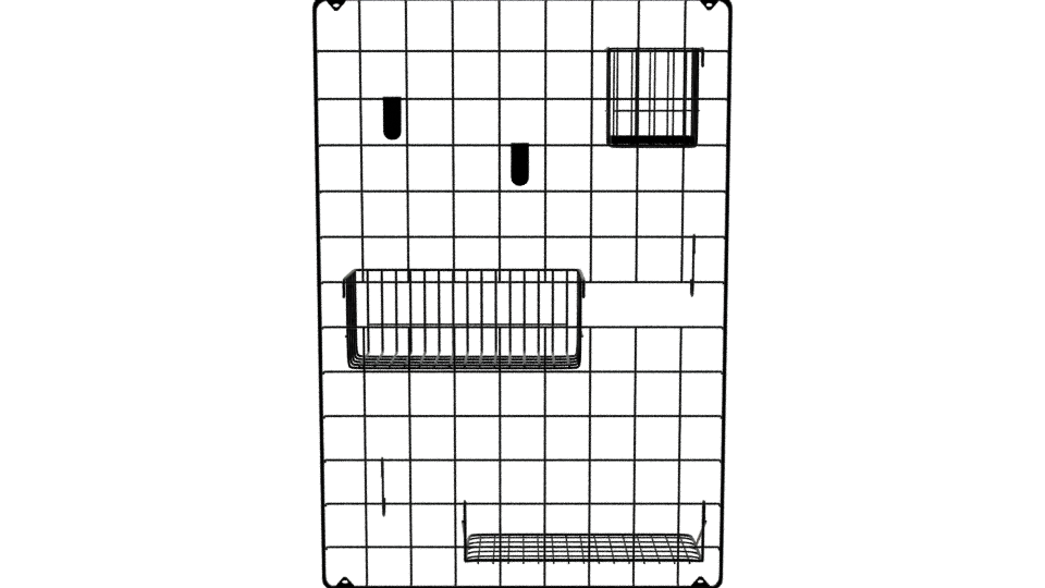 Sleek Modern Office Desk 3D - Professional 3D Model Render 5