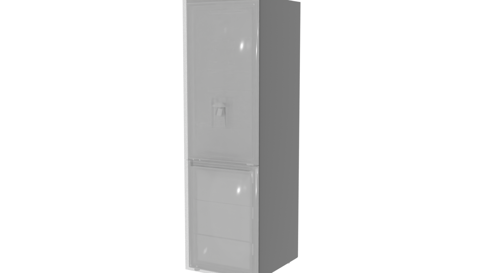 Sleek Modern Refrigerator 3D - Professional 3D Model Render 12