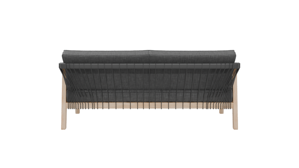 Stylish Modern Fabric Sofa 3D Model - Professional 3D Model Render 5