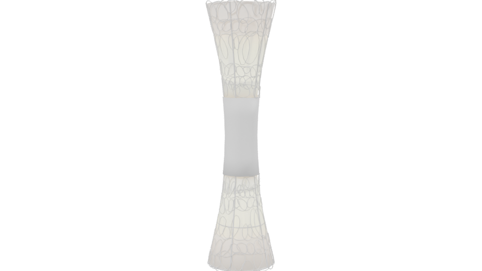 Stylish Tall Decorative Floor Lamp 3D Model - Professional 3D Model Render 2