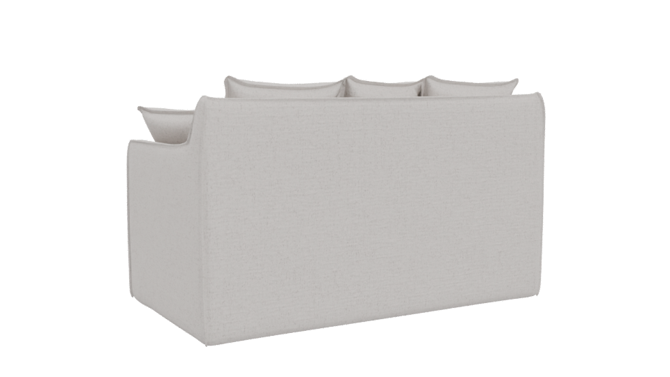 Cozy Modern Fabric Sofa 3D Model - Professional 3D Model Render 4