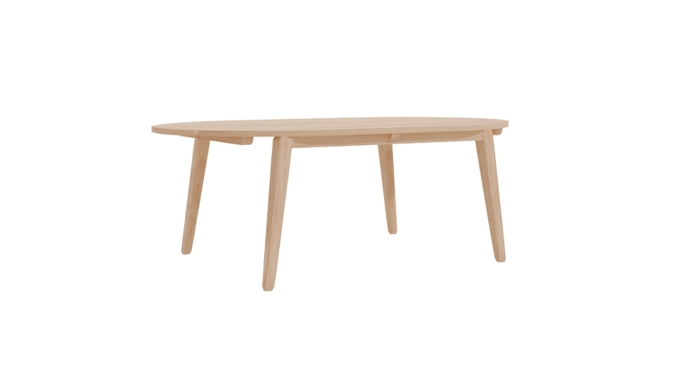 Bergen Acacia Coffee Table 3D - Professional 3D Model Render 10