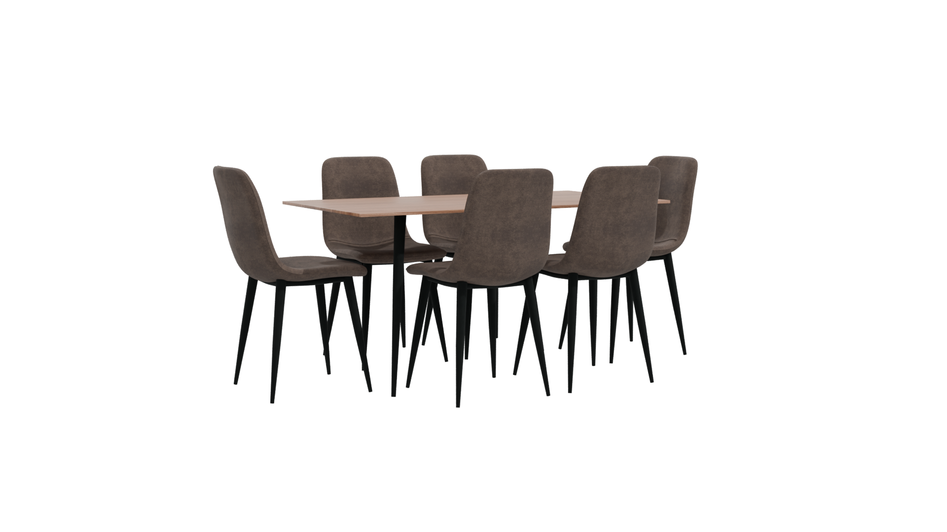Stylish Modern Dining Set 3D - Professional 3D Model Render 10