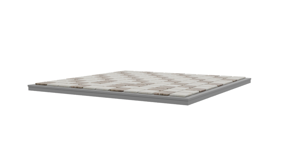 Stylish Ceramic Tile Floor 3D - Professional 3D Model Render 12