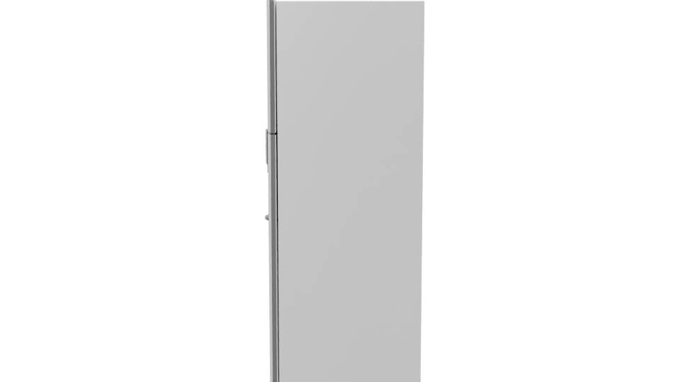 Sleek Modern Refrigerator 3D Model - Professional 3D Model Render 2