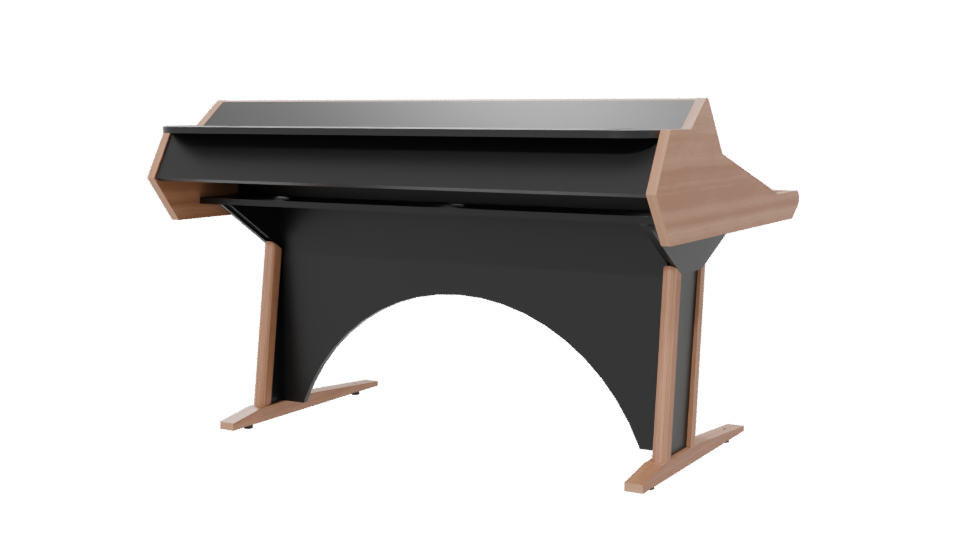 Contemporary Office Desk 3D Model - Professional 3D Model Render 6