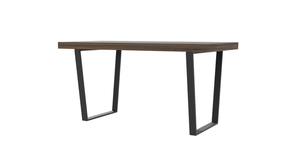 Stylish Wooden Office Table 3D - Professional 3D Model Render 6