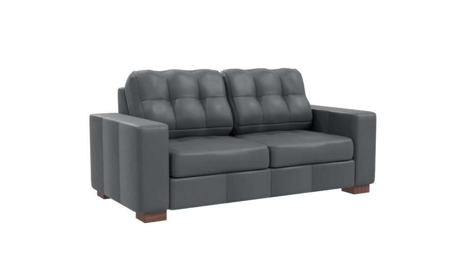 Stylish Modern Upholstered Sofa - Professional 3D Model Render 10