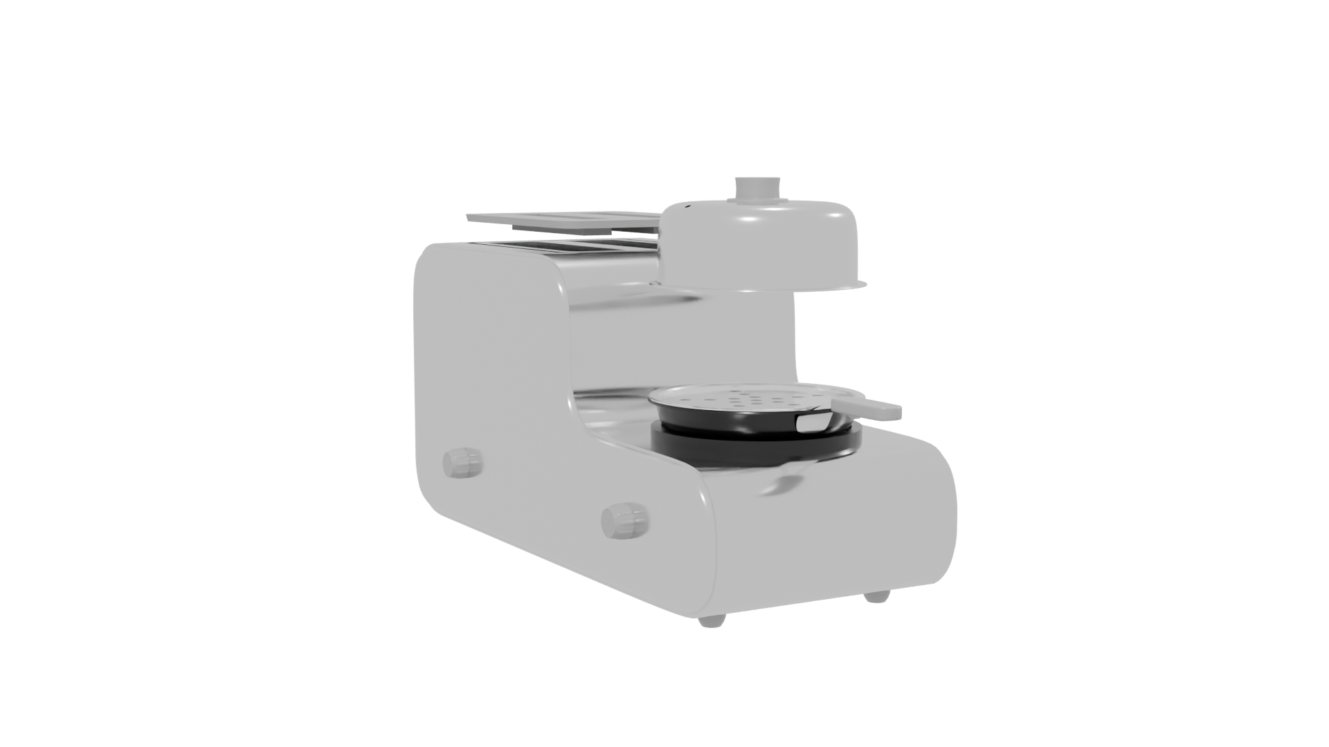 Kit Desayuno Silver 3D Model - Professional 3D Model Render 13