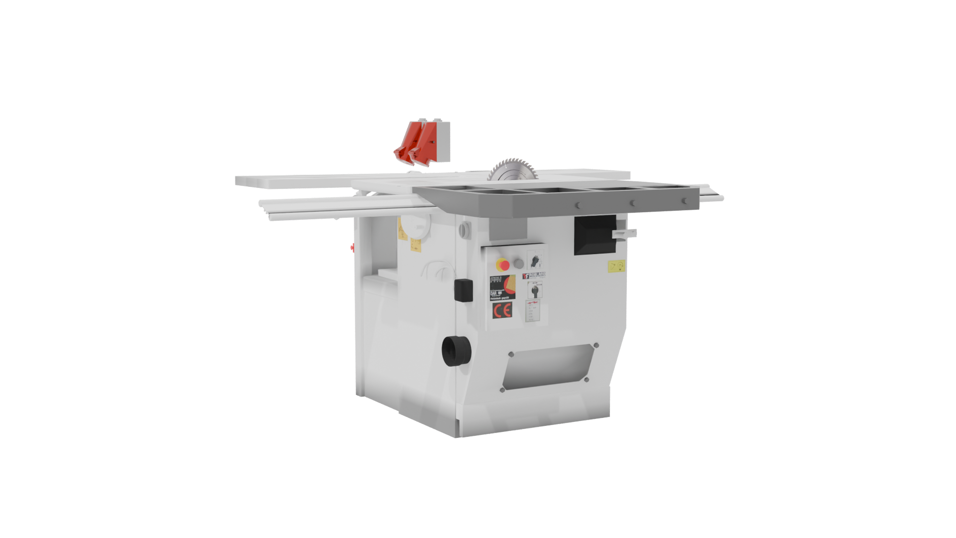 Precision Table Saw 3D Model - Professional 3D Model Render 7