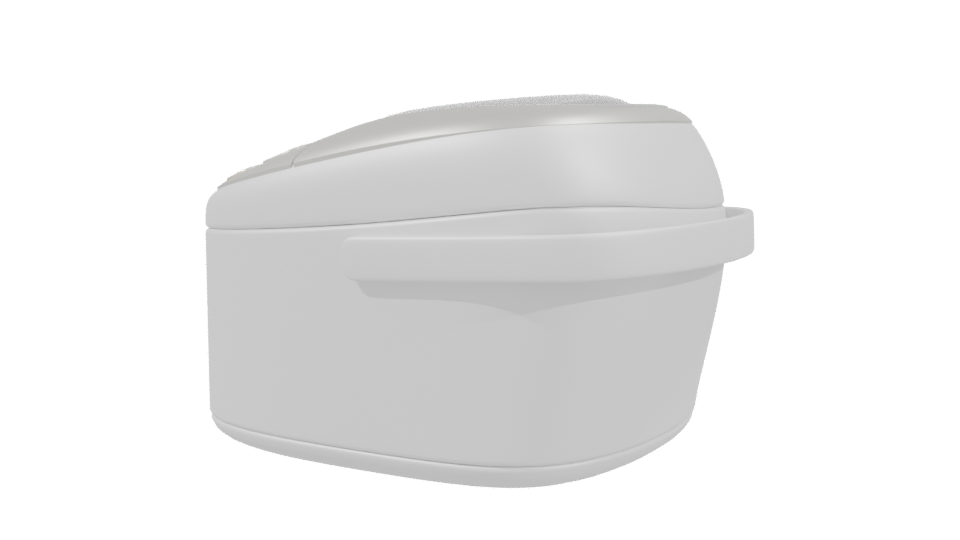 High-Tech Rice Cooker Model - Professional 3D Model Render 3
