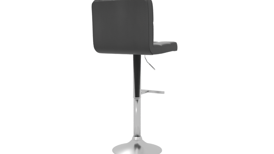 Stylish Adjustable Bar Stool 3D - Professional 3D Model Render 6