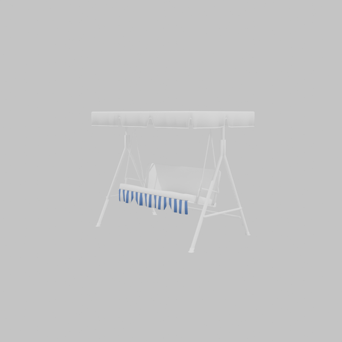 Stylish Outdoor Swing Canopy 3D - Professional 3D Model Render 8