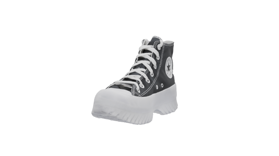 Stylish High-Top Sneakers 3D Model - Professional 3D Model Render 12