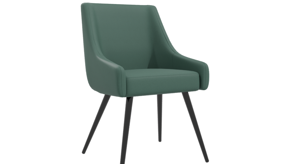 Modern Fabric Armchair 3D Model - Professional 3D Model Render 10