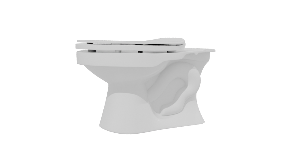 Contemporary Toilet Model 3D - Professional 3D Model Render 13