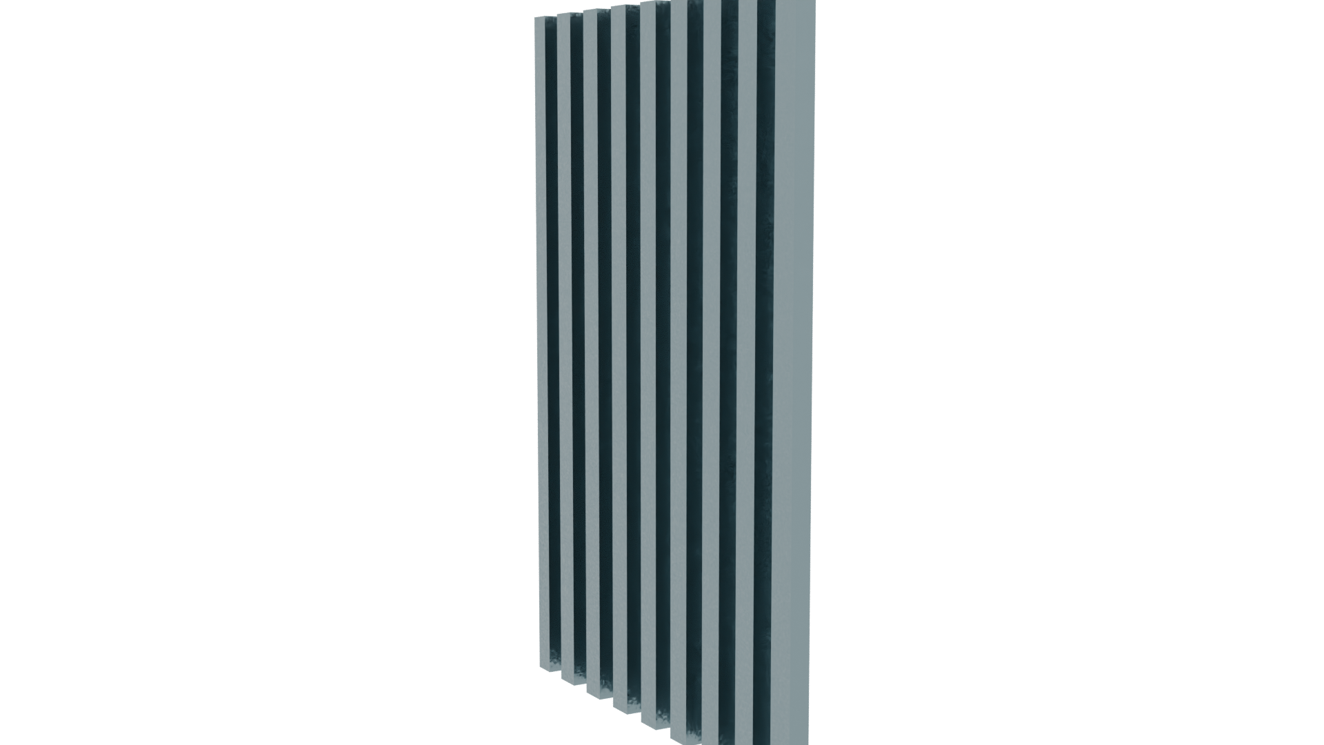 Stylized Metal Wall Panel 3D - Professional 3D Model Render 7