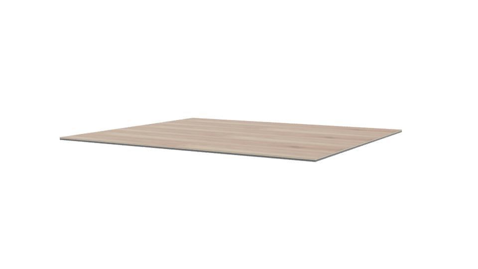 Elegant Wooden Floor Panel 3D - Professional 3D Model Render 3