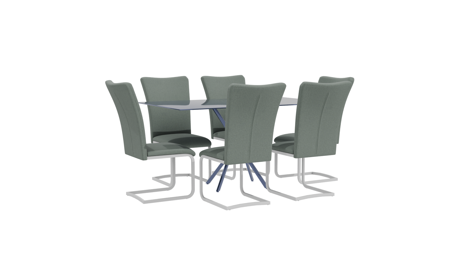 Rectangular Dining Table 3D Model - Professional 3D Model Render 10