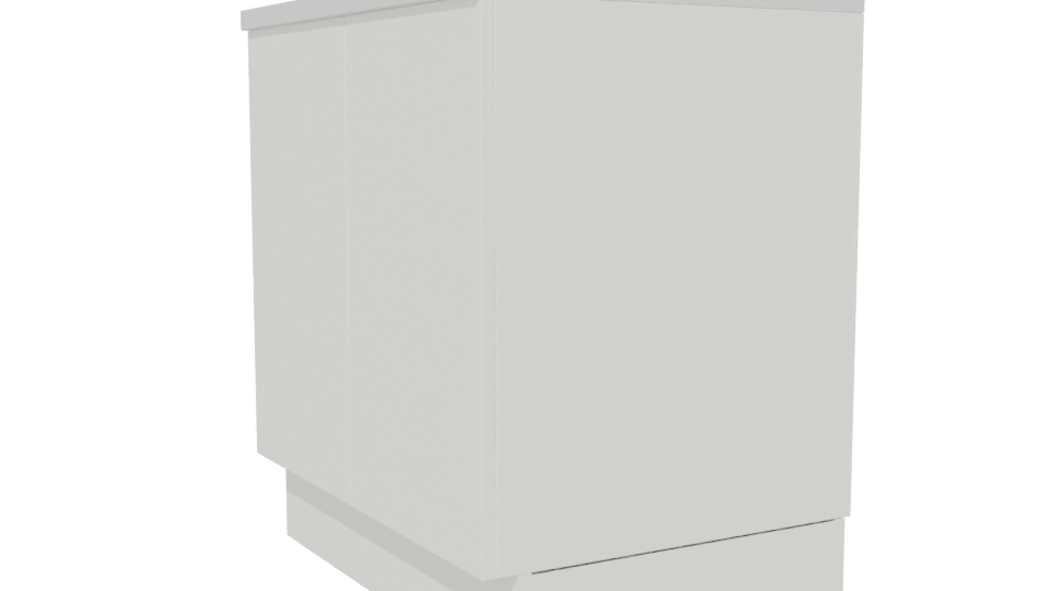 Contemporary Minimalist Storage Cabinet 3D Model - Professional 3D Model Render 13