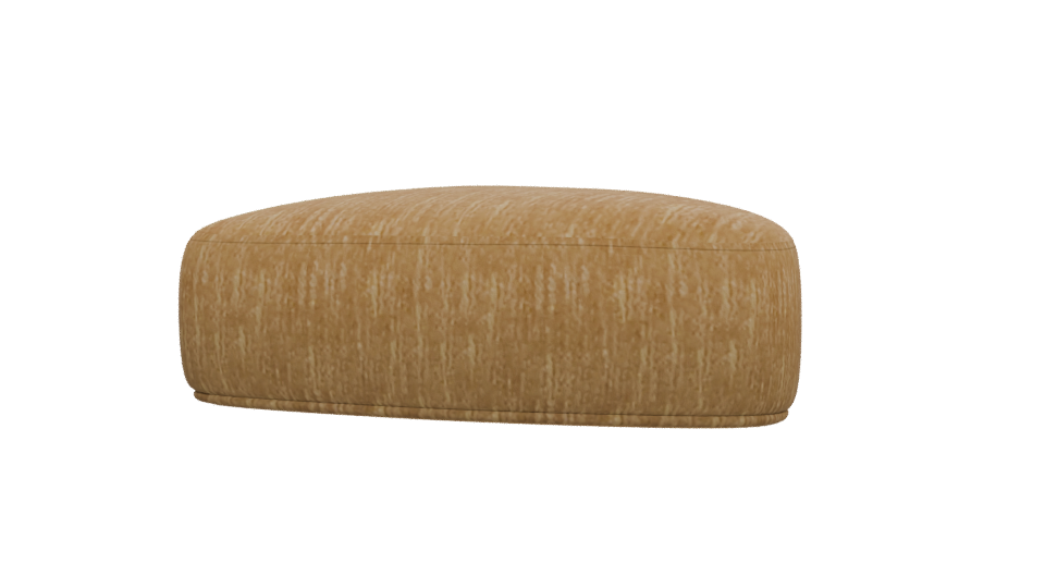 Stylish Fabric Ottoman Model - Professional 3D Model Render 12