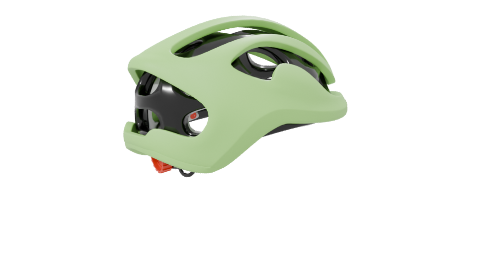 Stylish Bicycle Helmet 3D Model - Professional 3D Model Render 7