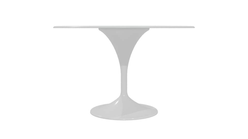 Sleek Modern Dining Table 3D - Professional 3D Model Render 5