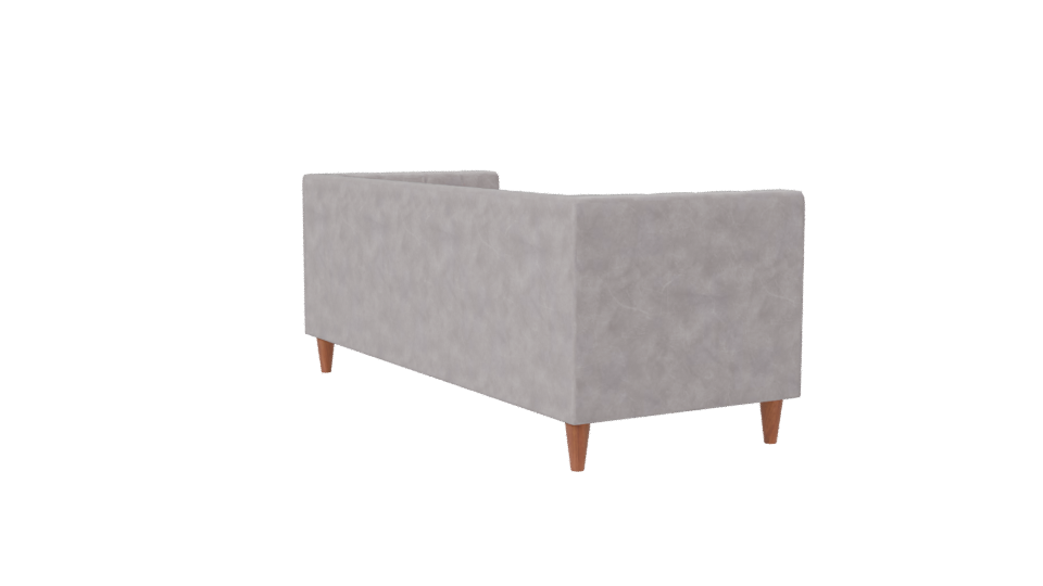 Modern Grey Sofa 3D Model - Professional 3D Model Render 7