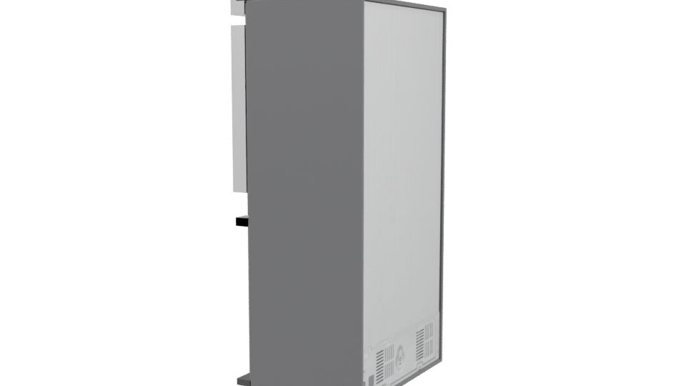 SBS LG GM47MPZ French Door Refrigerator 3D - Professional 3D Model Render 3