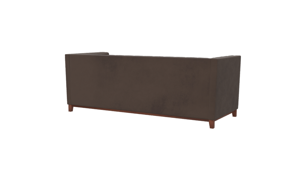 Sofa Roma 3C Velvet Chocolate 3D - Professional 3D Model Render 6