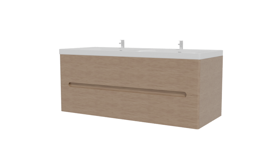 Luxury Double Sink Bathtub 3D - Professional 3D Model Render 12