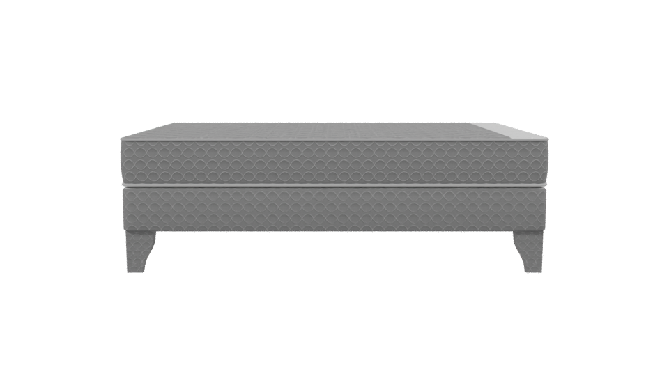 Modern Double Mattress 3D Model - Professional 3D Model Render 2