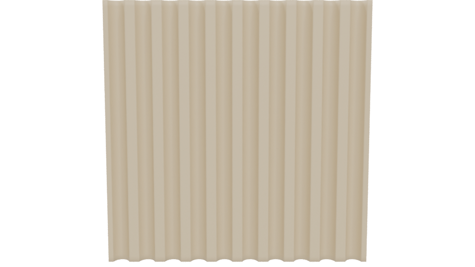 Textured Vertical Panel Model - Professional 3D Model Render 5