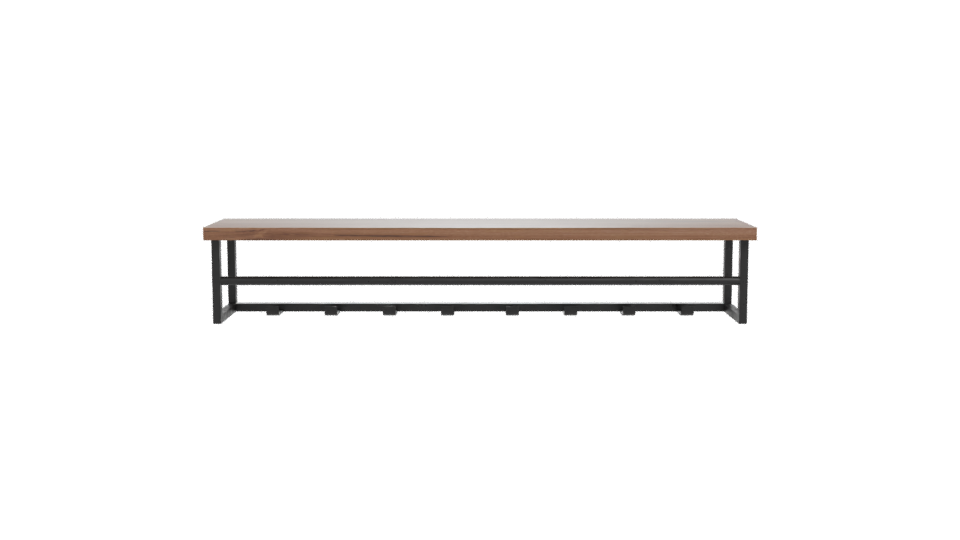 Elegant Wooden Bench Model - Professional 3D Model Render 11