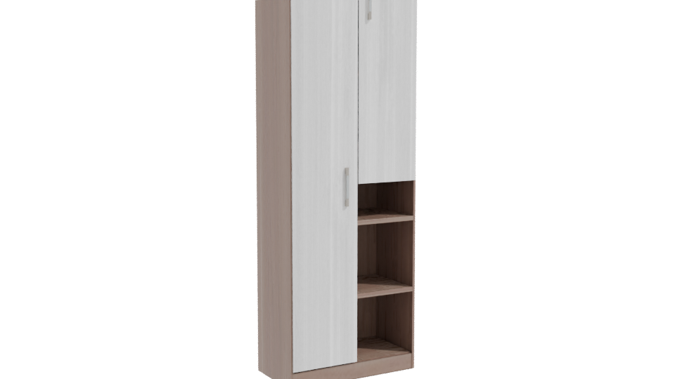 Stylish Modern Storage Cabinet 3D Model - Professional 3D Model Render 10