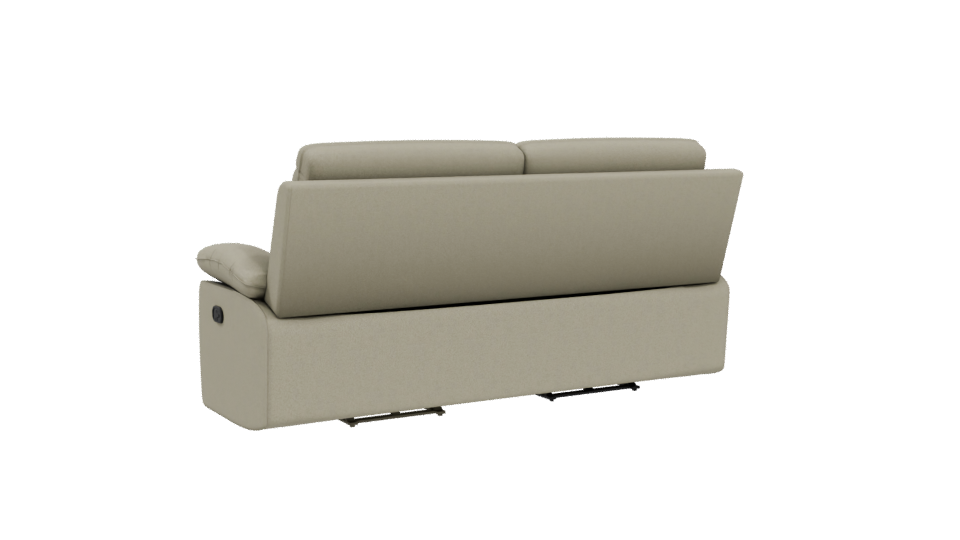 Cozy Reclining Sofa 3D Model - Professional 3D Model Render 4