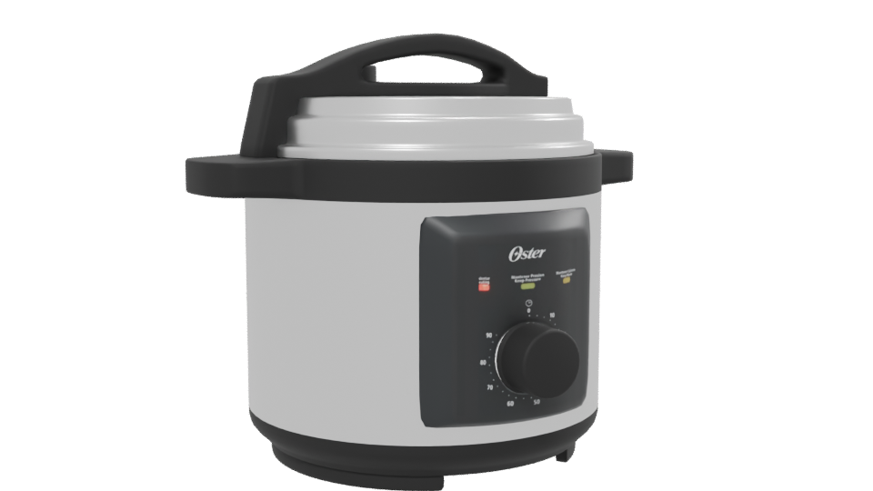 Stylish Kitchen Pressure Cooker 3D - Professional 3D Model Render 13