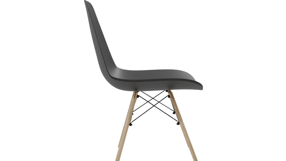 Stylish Modern Chair 3D Model - Professional 3D Model Render 8