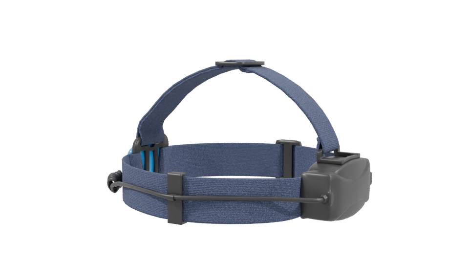 Stylish Blue Fabric Headlamp 3D Model - Professional 3D Model Render 3