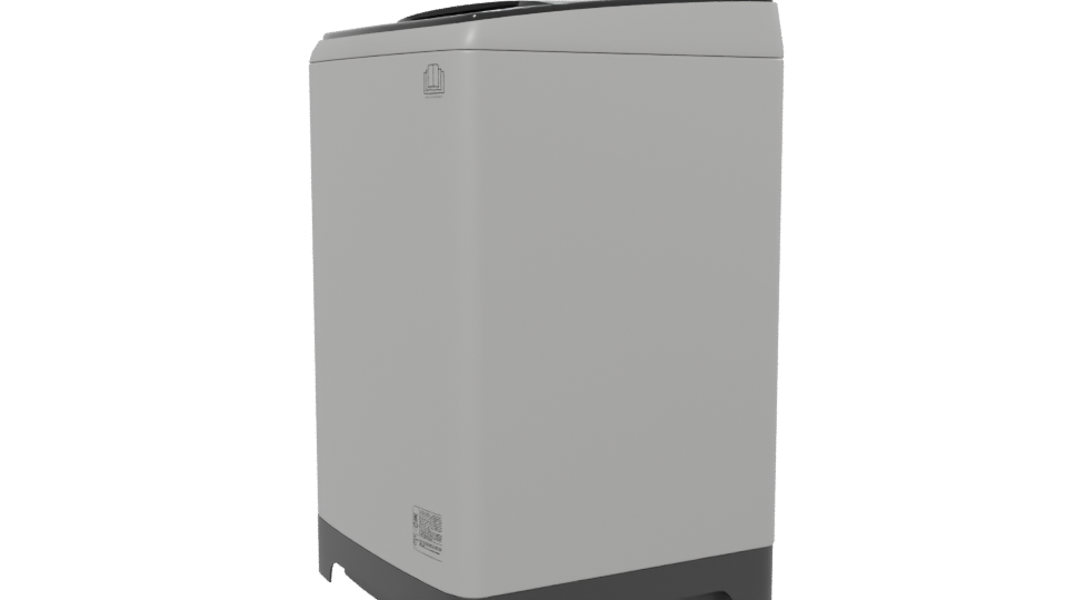 Compact Household Washing Machine 3D - Professional 3D Model Render 13