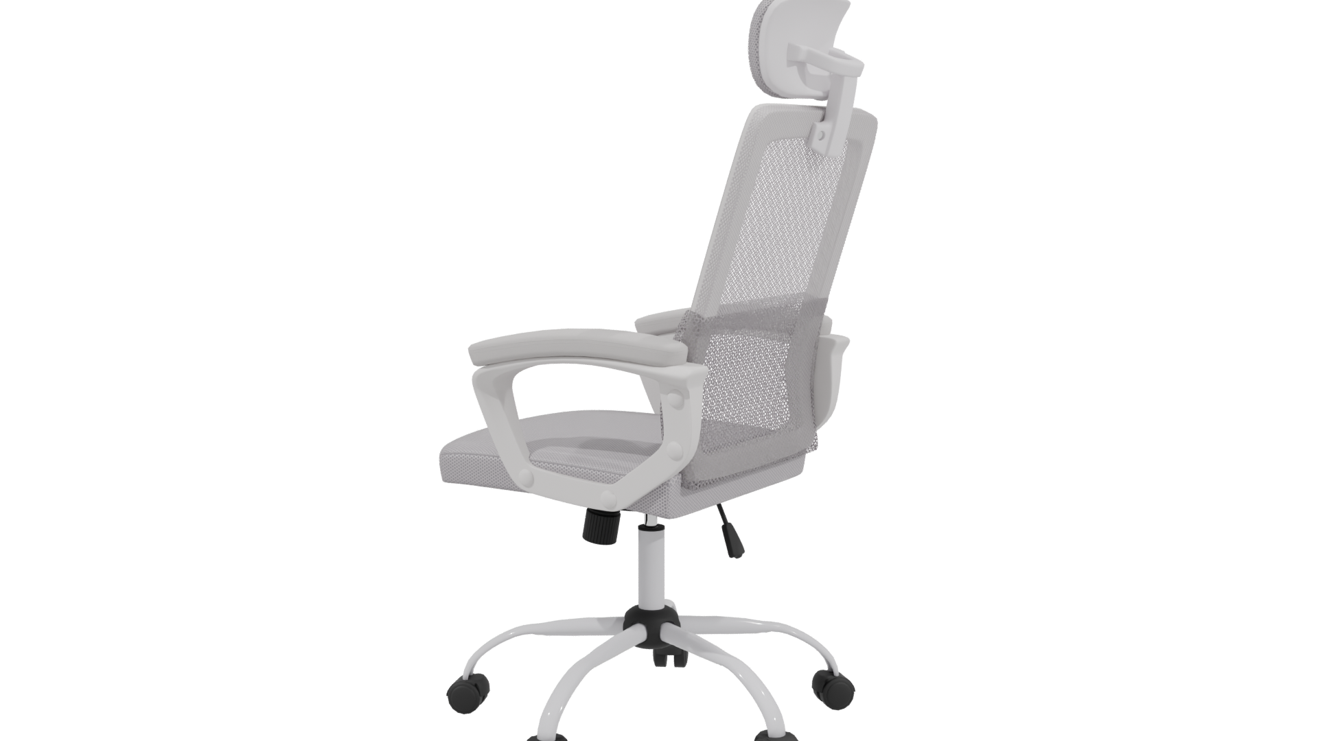 Ergonomic Office Chair Model - Professional 3D Model Render 3