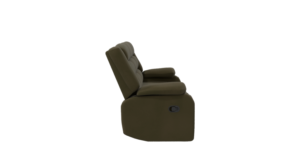 Stylish Reclining Sofa 3D Model - Professional 3D Model Render 8